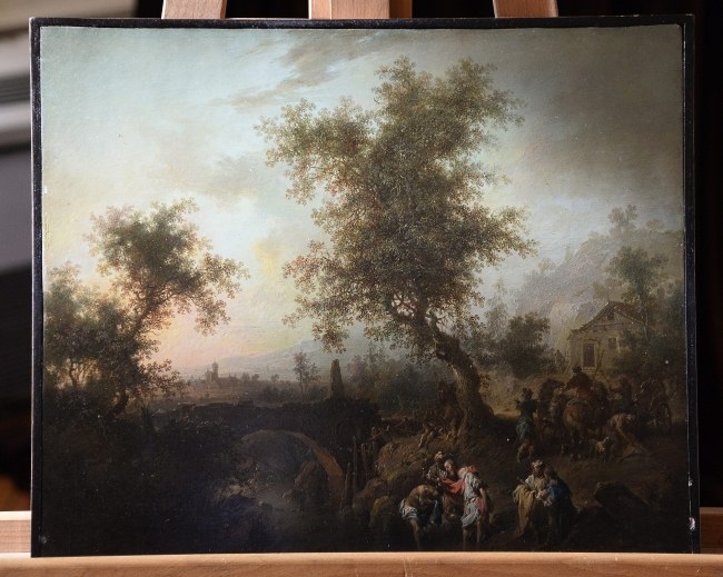 Obraz został skradziony podczas II wojny światowej /ANDREW GOMBERT /PAP/EPA