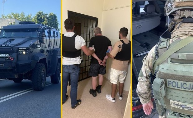 Obrażał obcokrajowców, miał broń. Interwencja kontrterrorystów w Chojnicach