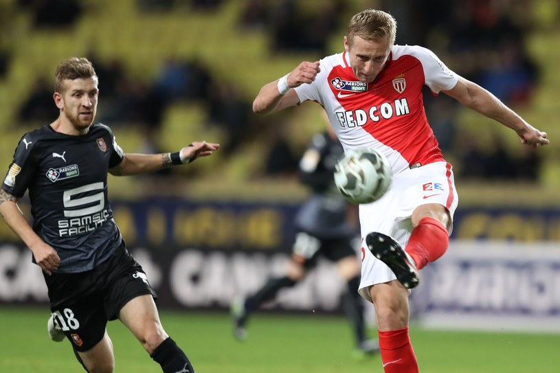 Obrońca AS Monaco Kamil Glik w meczu ze Stade Rennes /AFP