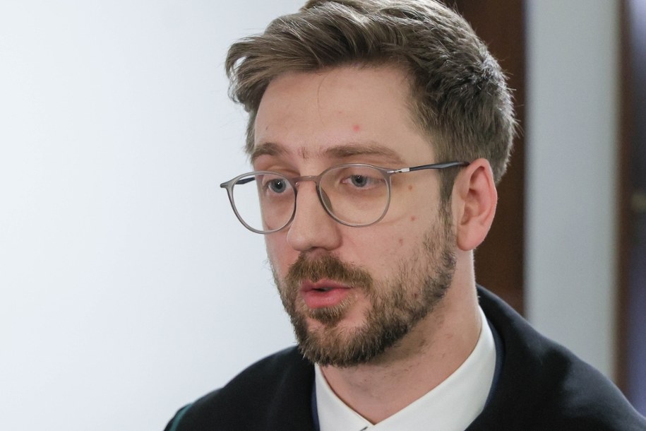 Obrońca rosyjskiego archeologa i antykologa Aleksandra Butiagina, adwokat Adam Domański. /Rafał Guz /PAP