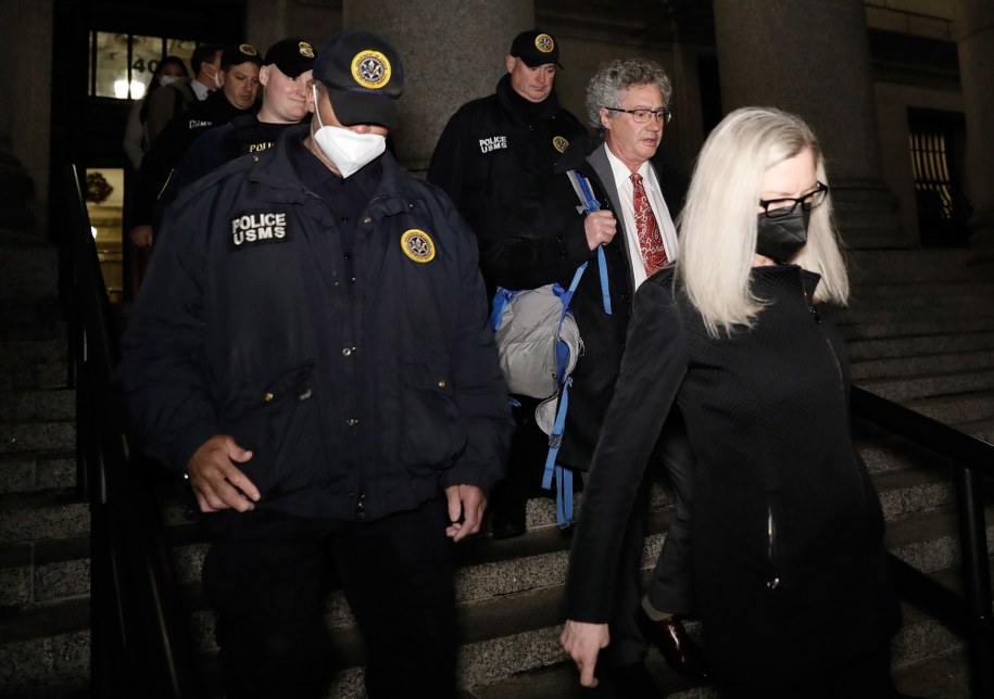 Obrońcy Ghislaine Maxwell /Peter Foley /PAP/EPA