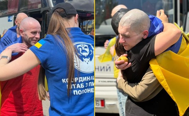 Obrońcy Mariupola i Azowstalu wrócili z rosyjskiej niewoli. Wymiana przy asyście USA