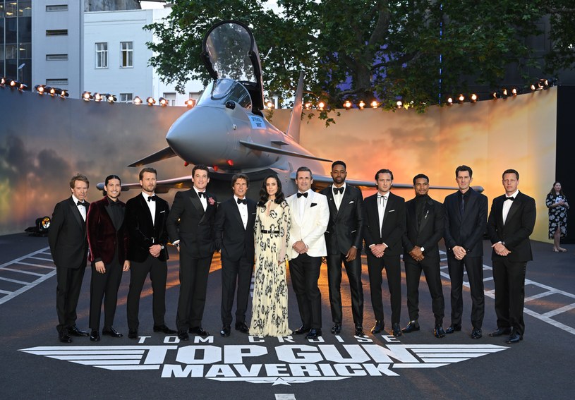 Obsada filmu "Top Gun Maverick" /Karwai Tang/WireImage /Getty Images