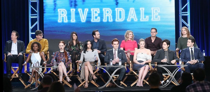 Obsada i twórcy serialu "Riverdale". /Frederick M. Brown /Getty Images