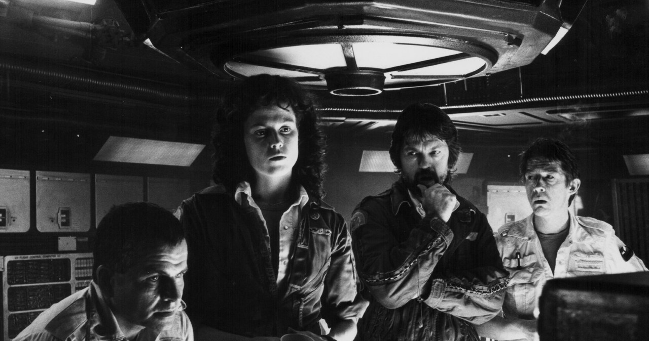 Obsada pierwszego filmu "Obcy". Sigourney Weaver druga z lewej /Stanley Bielecki Movie Collection /Getty Images