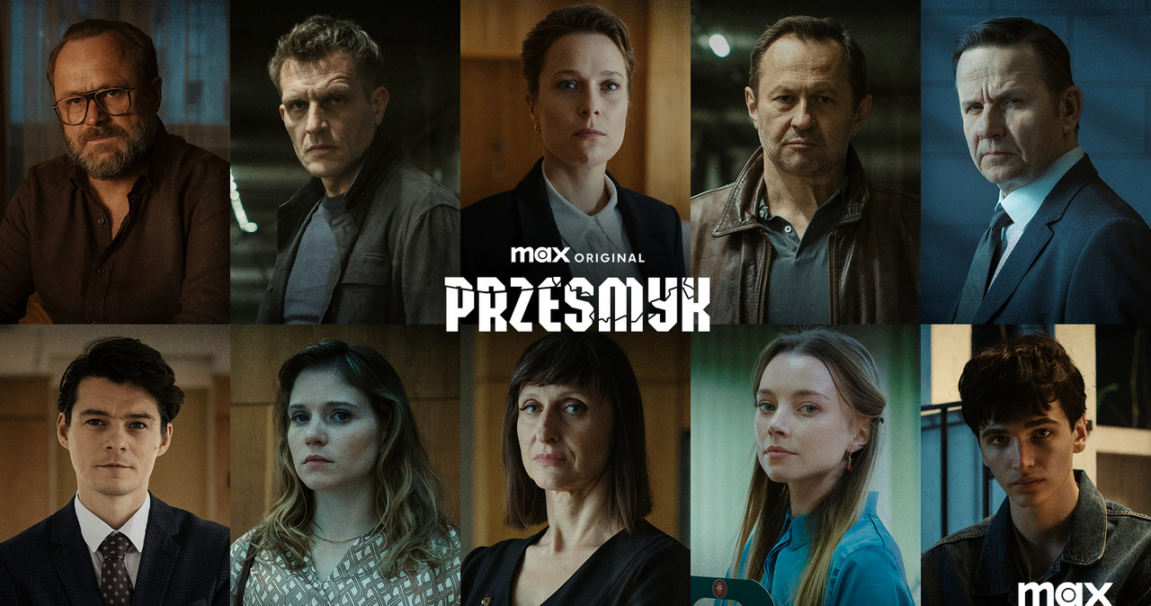 Obsada serialu "Przesmyk" /Max /materiały prasowe