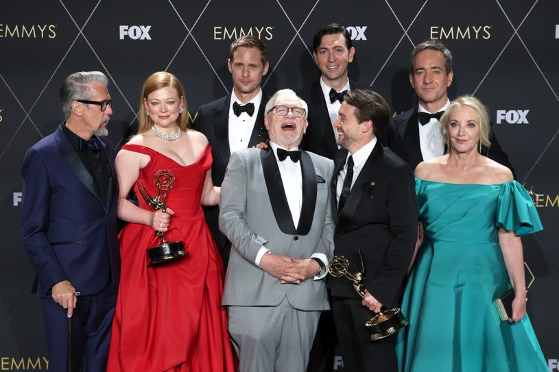 Obsada "Sukcesji" podczas rozdania nagród Emmy /Kevin Mazur / Contributor /Getty Images