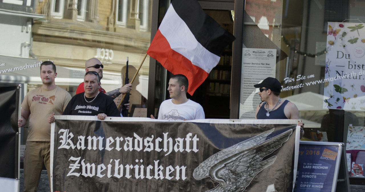 "Obserwujemy od lat brunatnienie Europy". Na zdjęciu: wiec neofaszystów w niemieckim mieście Alzey //PACIFIC PRESS/SIPA /East News