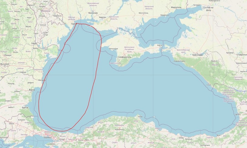 Obszar od cieśniny Bosfor aż po Odessę jest zaminowany przez Rosjan /Ukrainian Shipping Magazine /materiały prasowe