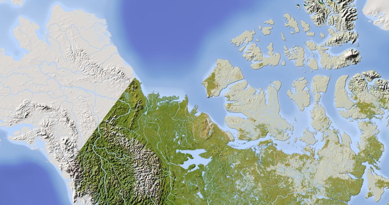Obszar północnej Kanady i Alaska /123RF/PICSEL