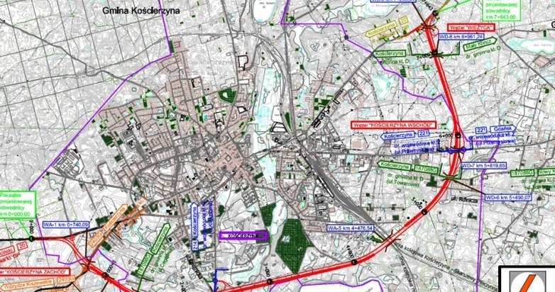 Obwodnica Kościerzyny w ciągu drogi krajowej nr 20 /GDDKiA /Informacja prasowa