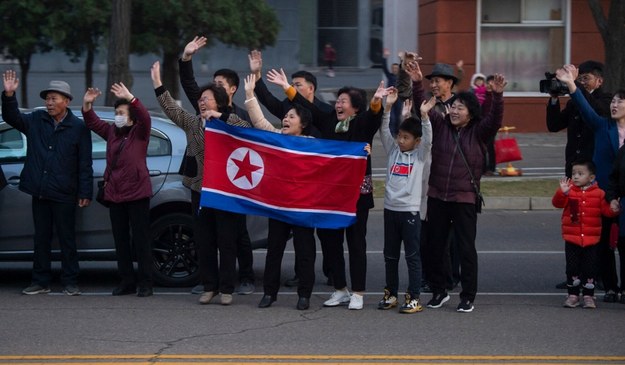 Obywatele Korei Północnej /KIM Won Jin / AFP /East News