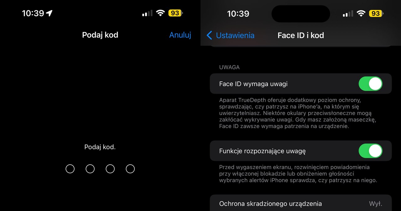Ochrona skradzionego urządzenia z iOS 17.3 to nowa funkcja iPhone'a /Dawid Długosz /INTERIA.PL