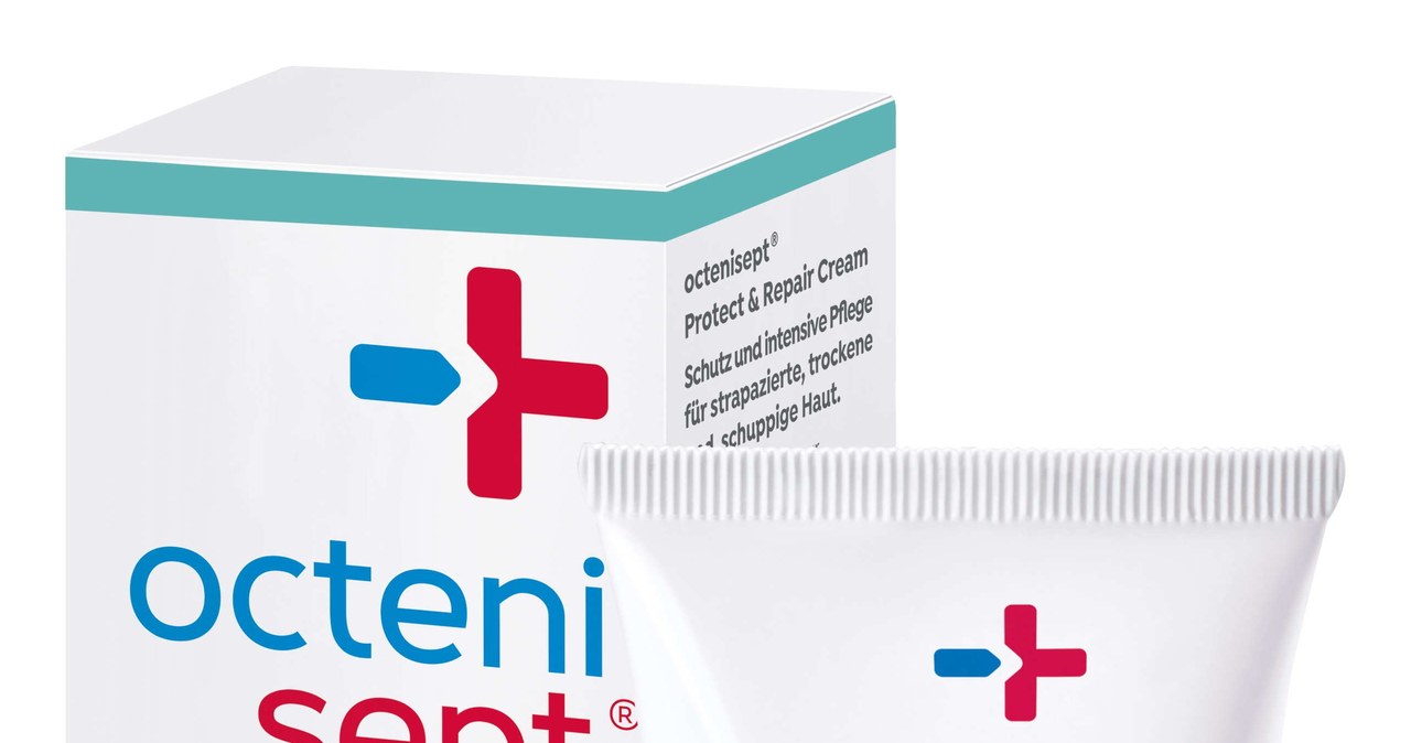 octenisept® krem posiada właściwości wspomagające regenerację naskórka /materiały promocyjne