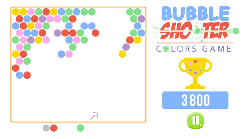 Oczyszczona plansza gry w kulki Bubble Shooter Color Game /Click.pl