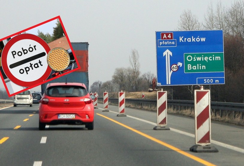Od 3 kwietnia za 61 km odcinka A4 Katowice-Kraków Stalexport Autostrada Małopolska zainkasuje od kierowców 30 zł. Ten sam dystans na państwowej autostradzie kosztowałby 6,1 zł /Damian Klamka /Agencja SE/East News