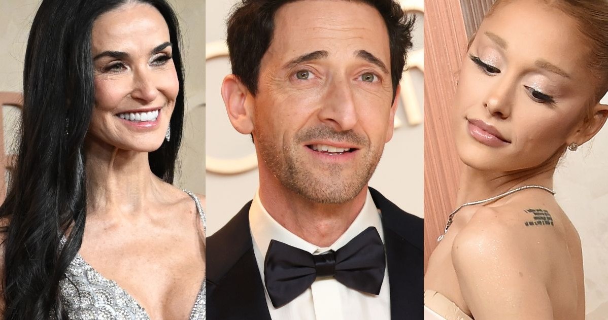 Od lewej: Demi Moore, Adrien Brody, Ariana Grande /Gregg DeGuire / Gilbert Flores / JC Olivera / Contributor /Getty Images