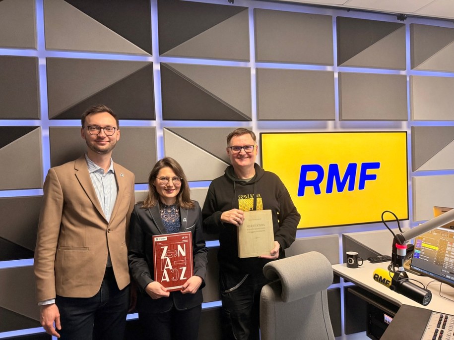 Od lewej: dr Jarosław Klaś, Monika Fiołek i Bogdan Zalewski /Jadwiga Bryś /RMF24