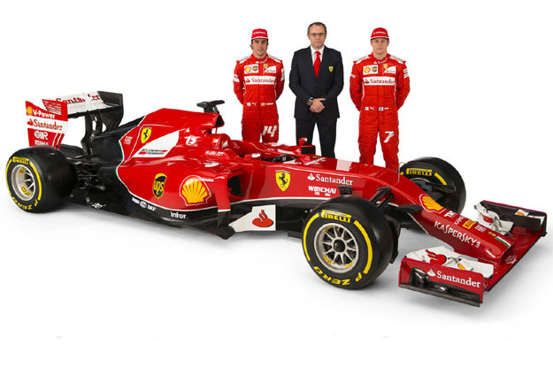 Od lewej Fernando Alonso,  Stefano Domenicali i Kimi Raikkonen /Informacja prasowa