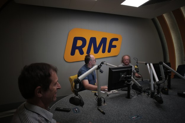 Od lewej, Jerzy Grębosz, Grzegorz Jasiński, Józef Skrzek /Paweł Olszowik /RMF FM