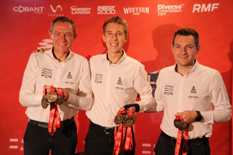 Od lewej: Marek, Eryk i Michał Goczałowie /Józef Polewka /RMF FM