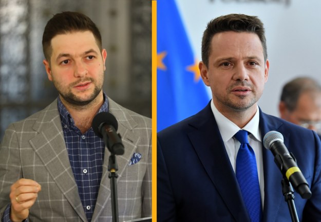 Od lewej: Patryk Jaki i Rafał Trzaskowski /Rafał Guz/PAP /Piotr Nowak /PAP