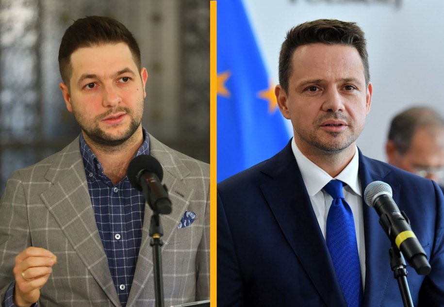 Od lewej: Patryk Jaki i Rafał Trzaskowski /Rafał Guz/PAP /Piotr Nowak /PAP