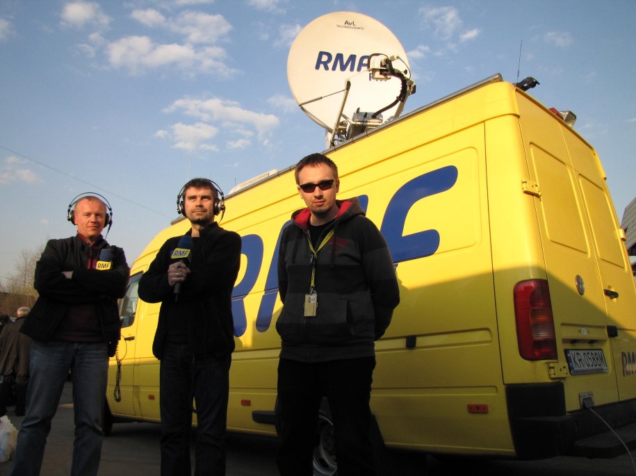 Od lewej: Paweł Świądek, Mariusz Piekarski i Michał Dukaczewski /RMF FM