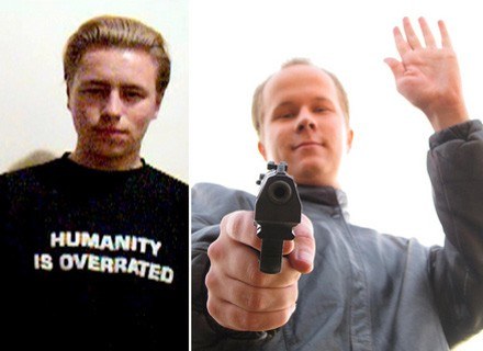 Od lewej: Pekka-Eric Auvinen i Matti Juhani Saari /AFP