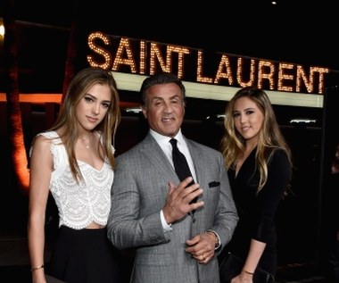 Od lewej: Sistine, Sylvester i Sophie Stallone  