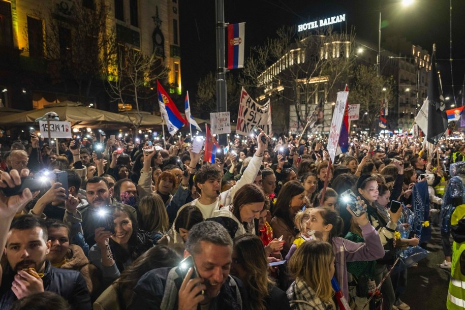 Od listopada w Serbii dochodzi do masowych protestów /ANDREJ ISAKOVIC/AFP/East News /East News