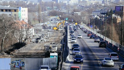 Od niedzieli wieczorem wraca ruch pod wiaduktami Trasy Łazienkowskiej