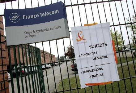 Od początku 2008 roku samobójstwo popełniło 23 pracowników France Telecom /AFP