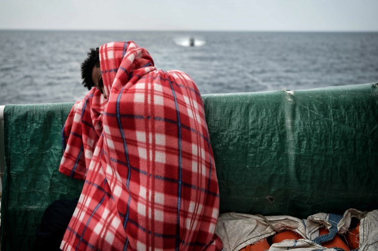 Od początku tego roku do Włoch przybyło ponad 11 tysięcy migrantów /LOUISA GOULIAMAKI /AFP