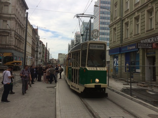 Od poniedziałku tramwaje wracają na ul. Św. Marcin /Mateusz Chłystun /RMF FM
