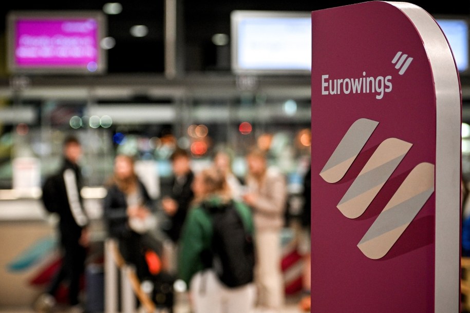 Od poniedziałku trwa trzydniowy strajk pilotów Eurowings /Sascha Steinbach /PAP/EPA