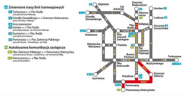 Od poniedziałku zmienią się trasy i rozkłady tramwajów. /ZDiTM Szczecin /