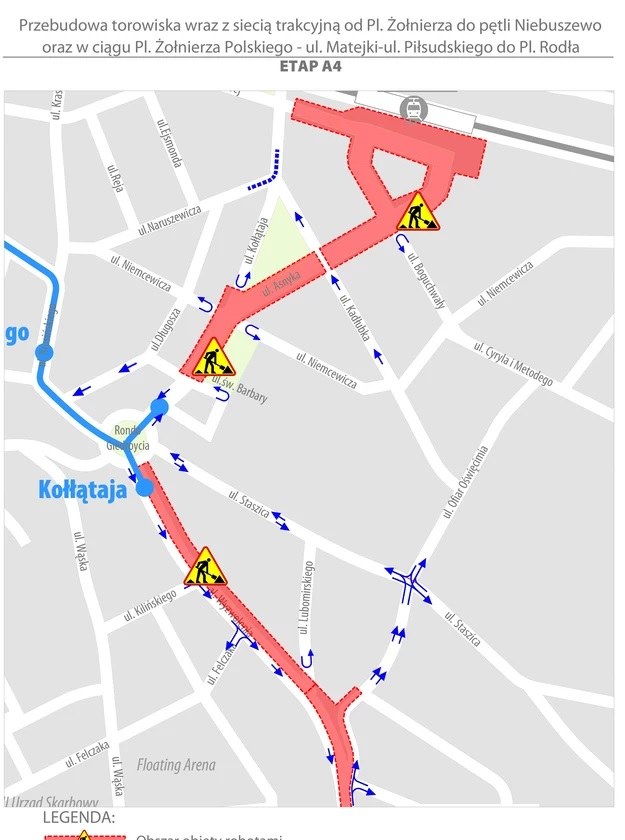 Od soboty wprowadzone zostaną zmiany wokół Ronda Sybiraków na Niebuszewie /ZDiTM Szczecin /Materiały prasowe