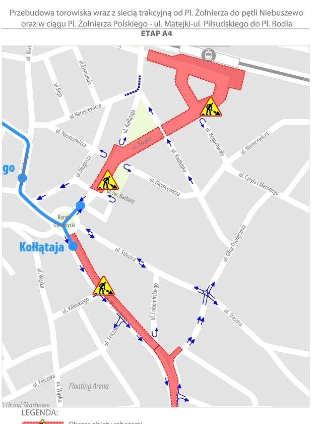 Od soboty wprowadzone zostaną zmiany wokół Ronda Sybiraków na Niebuszewie /ZDiTM Szczecin /Materiały prasowe