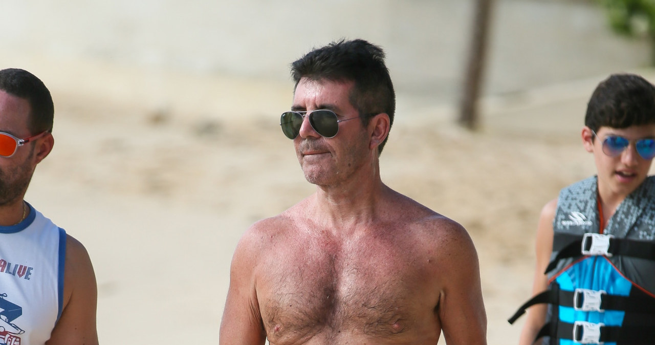 Odchudzony Simon Cowell /brak /East News