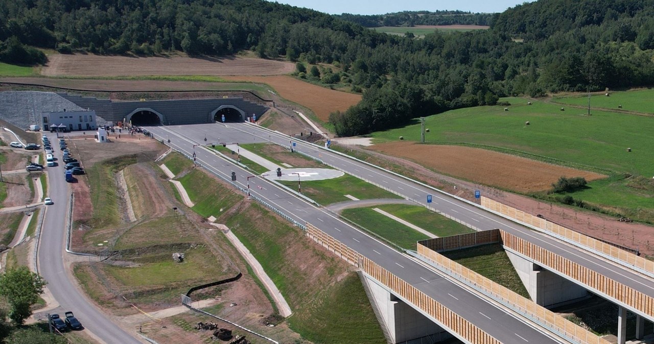 Odcinek drogi ekspresowej S3 między węzłami Bolków i Kamienna Góra Północ będzie zamknięty. Powodem są tunele. /Ministerstwo Infrastruktury /