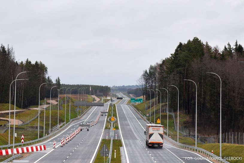 Odcinek trasy Via Baltica o długości 20 km Wysokie - Raczki /GDDKiA /GDDKiA