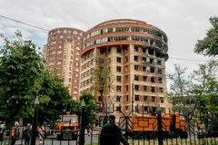 Odessa: Zniszczenia po rosyjskim ataku rakietowym 