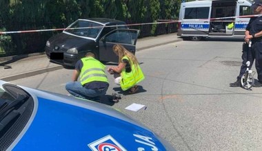 Odjechał ze stacji bez płacenia. Policjanci ruszyli w pościg. Padły strzały