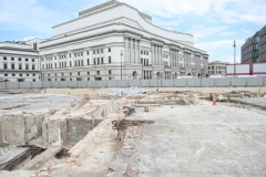 Odkrycie archeologów w Warszawie. Galeria