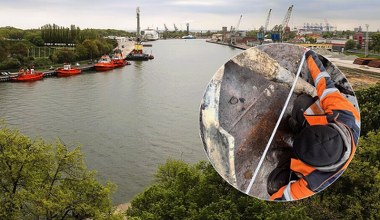 Odkrycie podczas prac w Porcie Gdańsk. Wyłowiono historyczną kotwicę