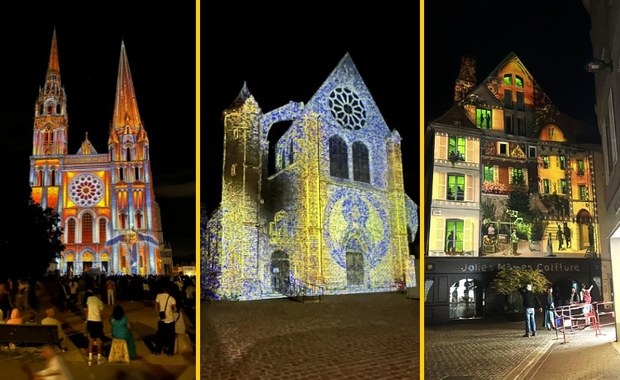 Odkryj miasto tysiąca iluminacji! Chartres zaprasza po zmroku