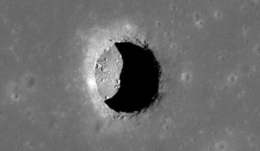 Odkryli ogromne i głębokie jaskinie na Księżycu. Pojawi się tam życie