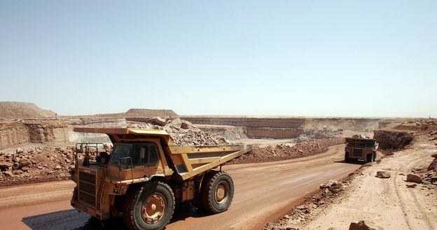 Odkrywkowa kopalnia uranu w Arlit (Niger) /AFP