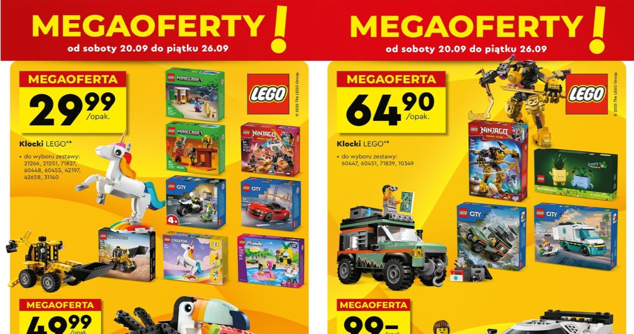 Odłóż ten dezodorant i weź LEGO z promocji. Prezent na Dzień Chłopaka gotowy /Biedronka /INTERIA.PL